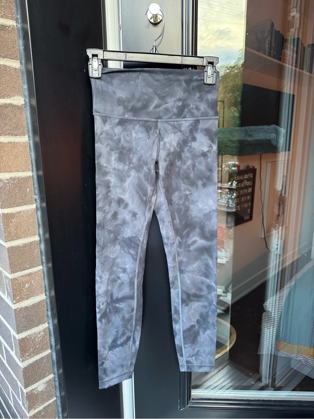 Lululemon Wunder Train High-Rise Leggings Grey Tie Dye Size 4